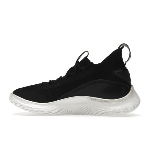 Кроссы Under Armour Curry Flow 8 Black White (GS) - подростковая сетка размеров