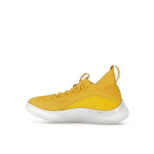 Кроссы Under Armour Curry Flow 8 Smooth Butter Flow (GS) - подростковая сетка размеров