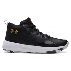 Подростковые Under Armour Lockdown 5 Black Metallic Gold (GS)