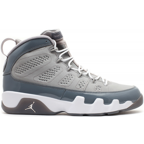 Кроссы Jordan 9 Retro Cool Grey (2012) (GS) - подростковая сетка размеров