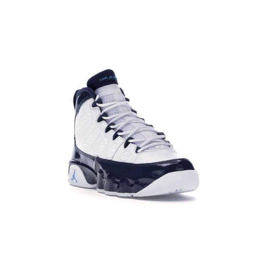 Кроссы Jordan 9 Retro Pearl Blue (GS) - подростковая сетка размеров