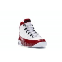 Подростковые кроссовки Jordan 9 Retro White Gym Red (GS)