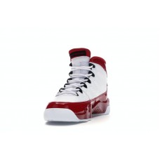 Подростковые кроссовки Jordan 9 Retro White Gym Red (GS)