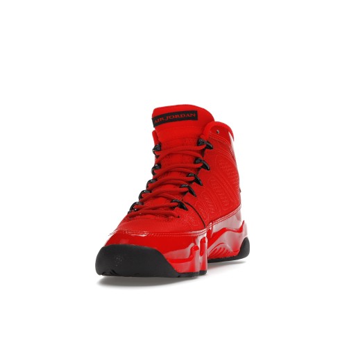 Кроссы Jordan 9 Retro Chile Red (GS) - подростковая сетка размеров