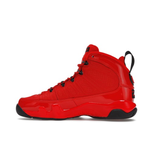 Кроссы Jordan 9 Retro Chile Red (GS) - подростковая сетка размеров