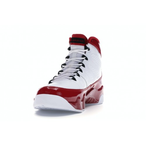 Кроссы Jordan 9 Retro White Gym Red - мужская сетка размеров