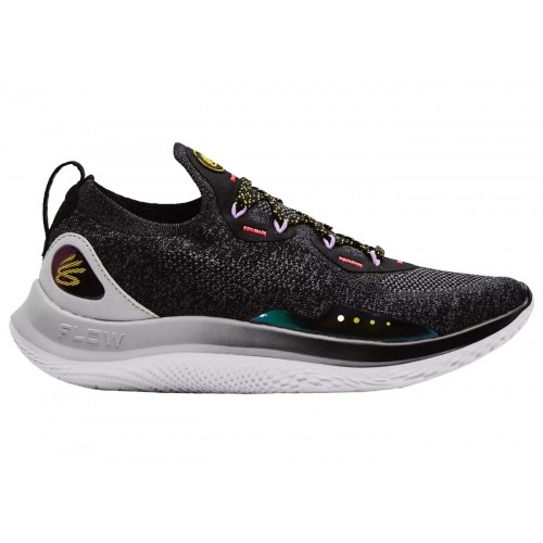 Кроссы Under Armour Curry Flow Go Black Grey - мужская сетка размеров