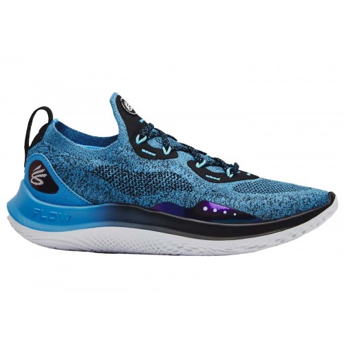 Кроссы Under Armour Curry Flow Go Deadly Blue - мужская сетка размеров