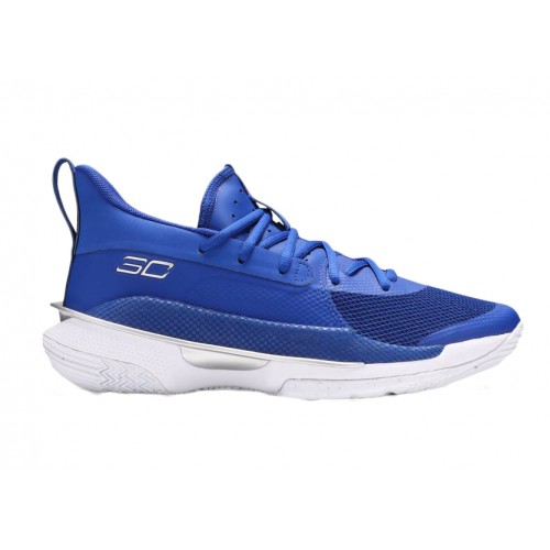 Кроссы Under Armour Curry 7 Royal - мужская сетка размеров