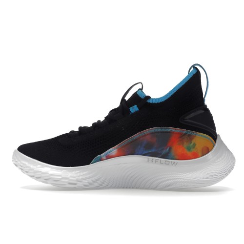 Кроссы Under Armour Curry 8 Tie Dye Black - мужская сетка размеров