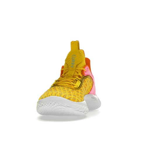 Кроссы Under Armour Curry Flow 9 Sesame Street Big Bird - мужская сетка размеров