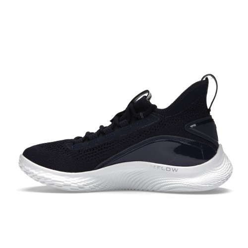 Кроссы Under Armour Curry Flow 8 Navy White - мужская сетка размеров