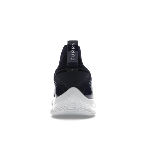 Кроссы Under Armour Curry Flow 8 Navy White - мужская сетка размеров