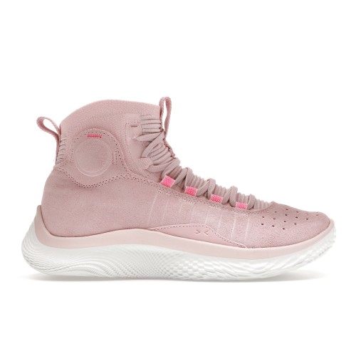 Кроссы Under Armour Curry 4 Flotro Pink - мужская сетка размеров