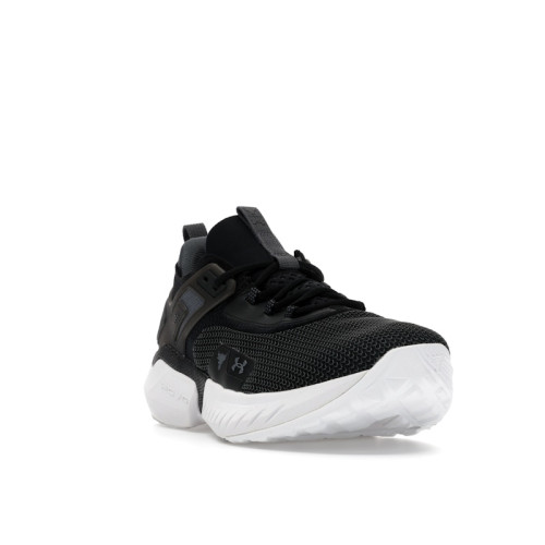Under Armour Project Rock 5 Black White - мужская сетка размеров