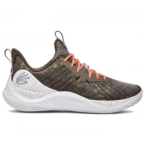 Кроссы Under Armour Curry Flow 10 Treasure Island - мужская сетка размеров