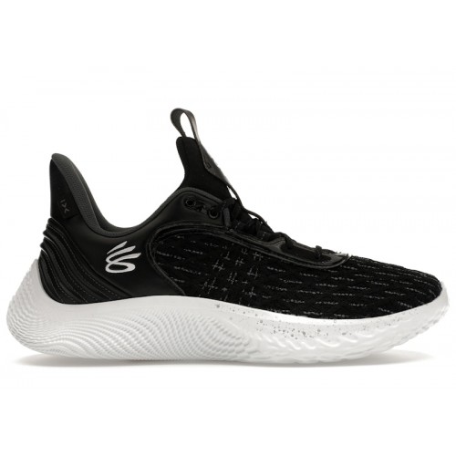 Under Armour Curry Flow 9 Team Black White - мужская сетка размеров