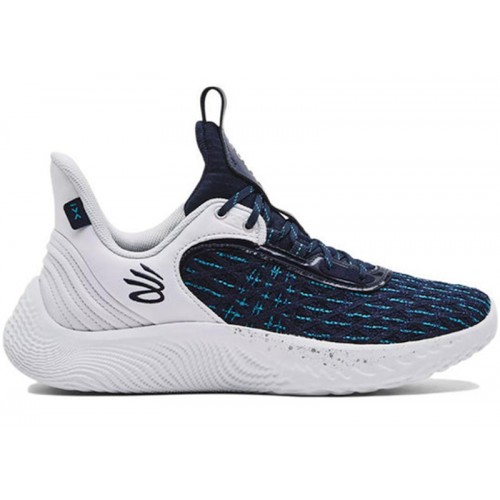 Under Armour Curry Flow 9 Team Midnight Navy White - мужская сетка размеров