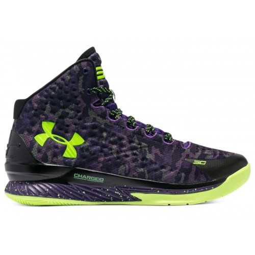 Кроссы Under Armour Curry 1 Retro Dark Matter - мужская сетка размеров