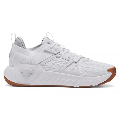 Under Armour Project Rock 6 White Gum - мужская сетка размеров