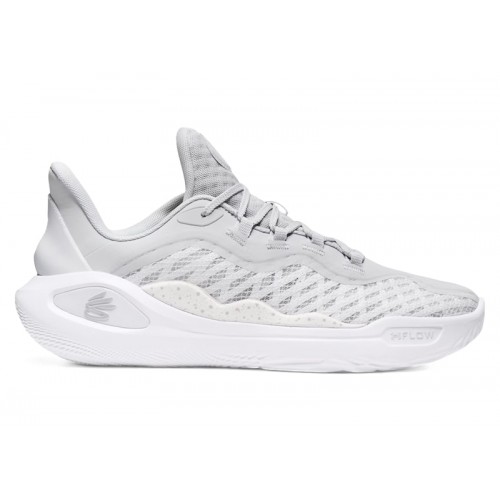 Under Armour Curry 11 TB White Halo Grey - мужская сетка размеров
