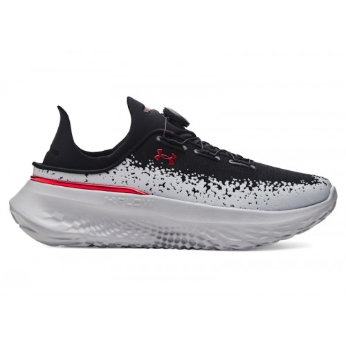 Under Armour SlipSpeed Mega Black Grey Red - мужская сетка размеров