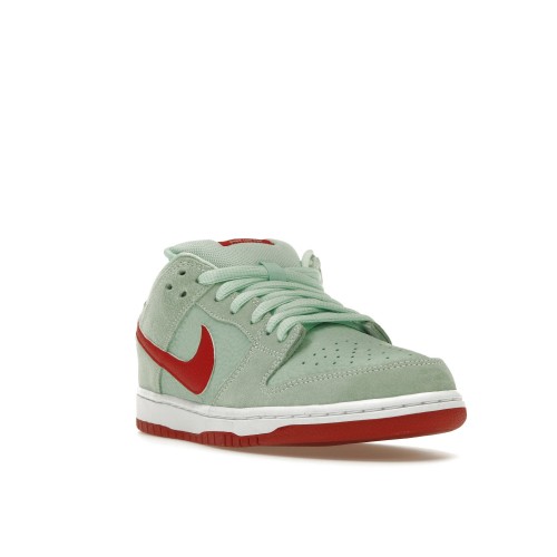 Кроссы Nike SB Dunk Low Medium Mint Gym Red - мужская сетка размеров