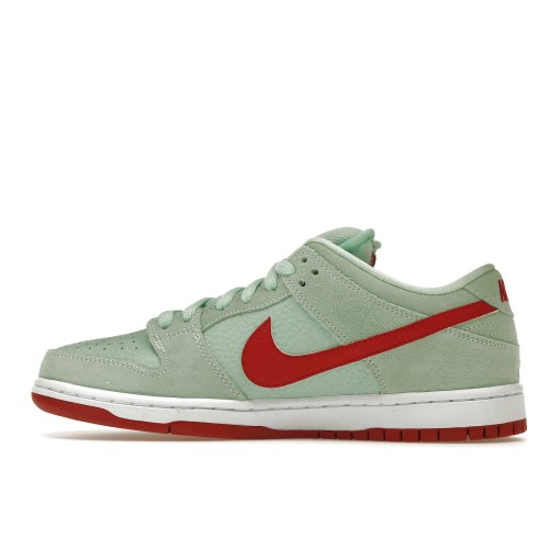 Кроссы Nike SB Dunk Low Medium Mint Gym Red - мужская сетка размеров