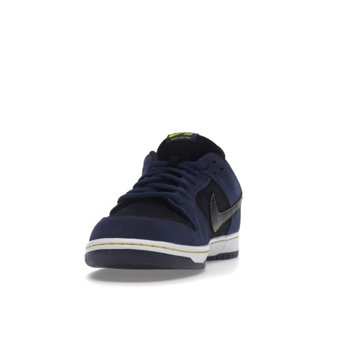 Кроссы Nike SB Dunk Low Midnight Navy Black - мужская сетка размеров