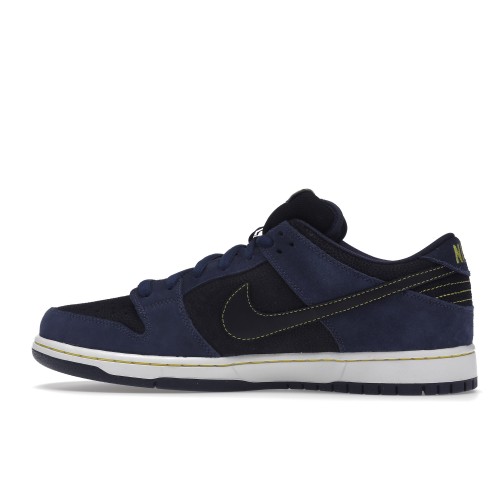 Кроссы Nike SB Dunk Low Midnight Navy Black - мужская сетка размеров