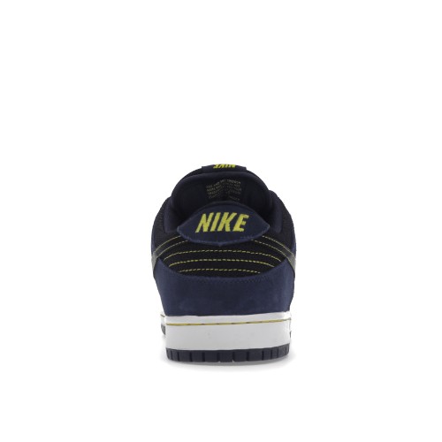 Кроссы Nike SB Dunk Low Midnight Navy Black - мужская сетка размеров