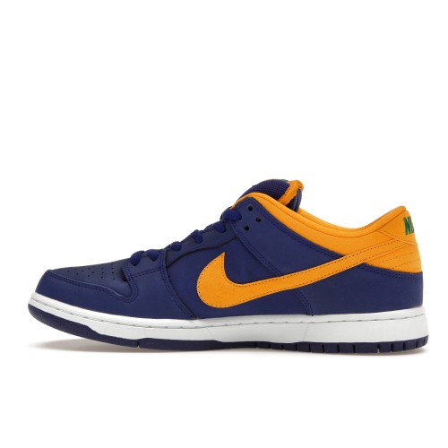 Кроссы Nike SB Dunk Low Royal Blue Midas Gold - мужская сетка размеров