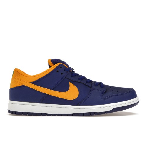 Кроссы Nike SB Dunk Low Royal Blue Midas Gold - мужская сетка размеров