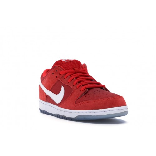 Кроссы Nike SB Dunk Low Challenge Red University Blue - мужская сетка размеров