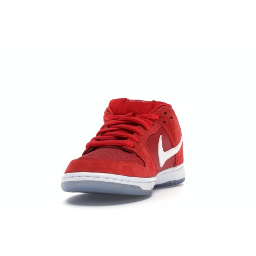 Кроссы Nike SB Dunk Low Challenge Red University Blue - мужская сетка размеров