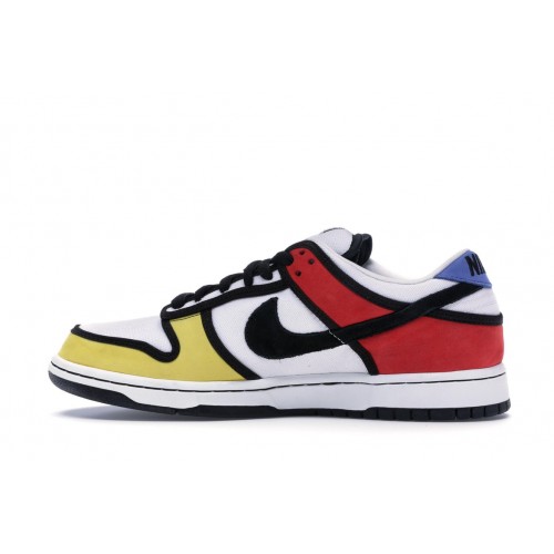 Кроссы Nike SB Dunk Low Piet Mondrian - мужская сетка размеров