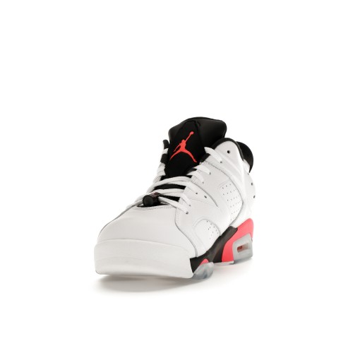 Кроссы Jordan 6 Retro Low Infrared White - мужская сетка размеров