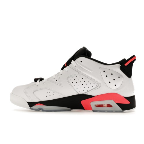 Кроссы Jordan 6 Retro Low Infrared White - мужская сетка размеров