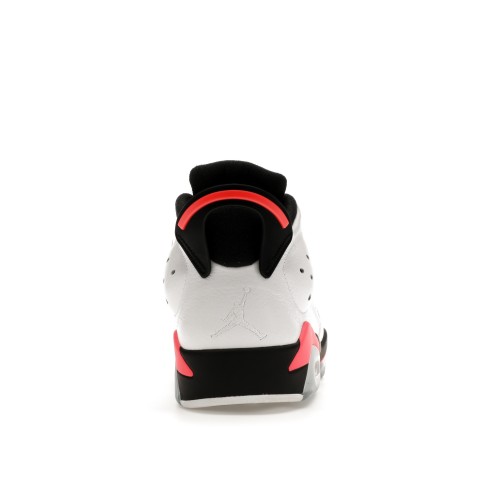 Кроссы Jordan 6 Retro Low Infrared White - мужская сетка размеров