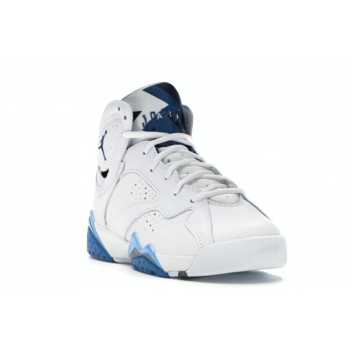 Кроссы Jordan 7 Retro French Blue (2015) (GS) - подростковая сетка размеров