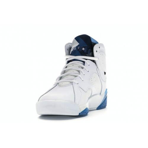 Кроссы Jordan 7 Retro French Blue (2015) (GS) - подростковая сетка размеров