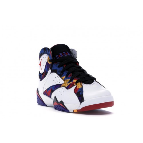 Кроссы Jordan 7 Retro Nothing But Net (GS) - подростковая сетка размеров