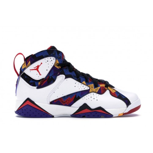 Кроссы Jordan 7 Retro Nothing But Net (GS) - подростковая сетка размеров