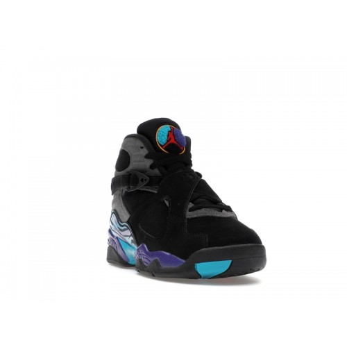 Кроссы Jordan 8 Retro Aqua (2025) (GS) - подростковая сетка размеров
