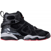 Подростковые кроссовки Jordan 8 Retro Black Cement (GS)