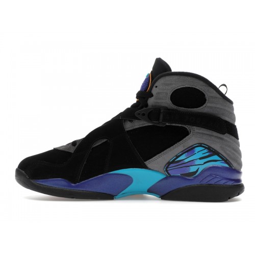 Кроссы Jordan 8 Retro Aqua (2025) - мужская сетка размеров