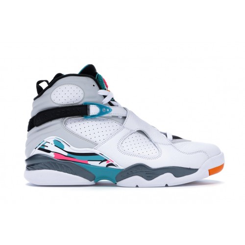 Кроссы Jordan 8 Retro South Beach - мужская сетка размеров