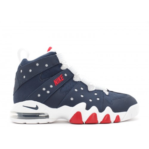 Кроссы Nike Air Max 2 CB 94 Obsidian Gym Red (2015) - мужская сетка размеров