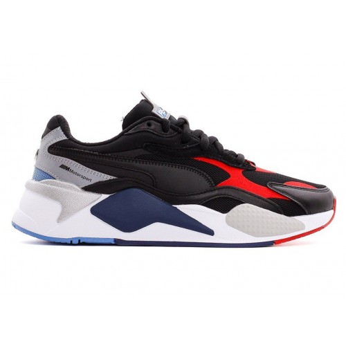 Кроссы Puma RS-X3 BMW Motorsport Black - мужская сетка размеров