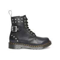 Dr. Martens 1460 Pascal Hardware Nappa Leather Lace Up Boot Black Lapacho